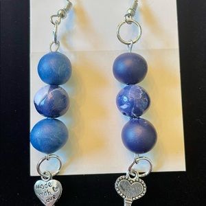 Polymer clay earrings handmade brand new